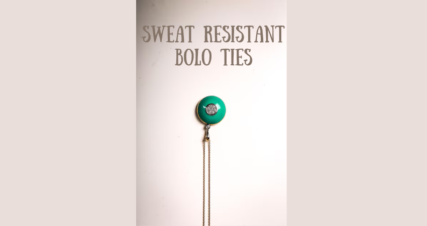 sweat resistant bolo ties