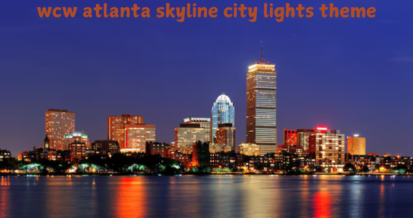 wcw atlanta skyline city lights theme